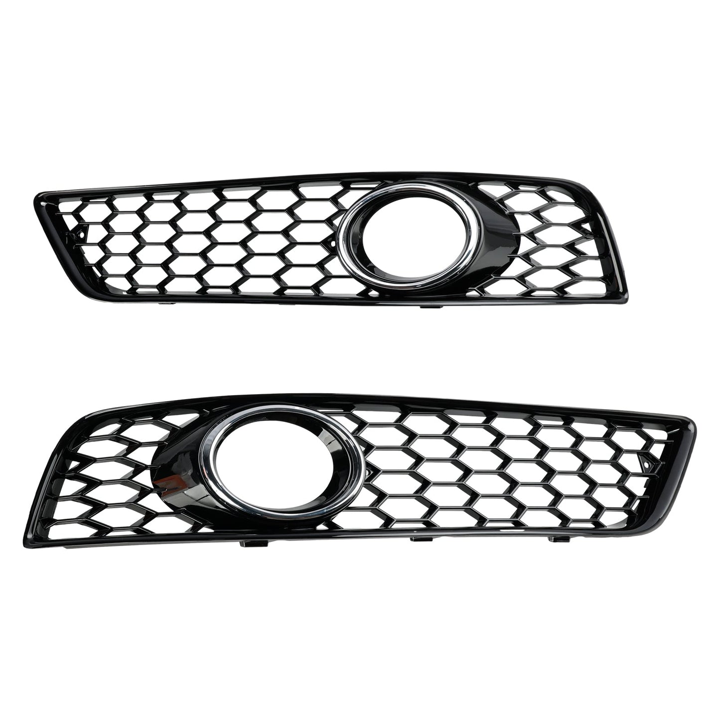 2009-2013 Audi A3 8P Honeycomb Bumper Front Fog Light Grille Grill Cover