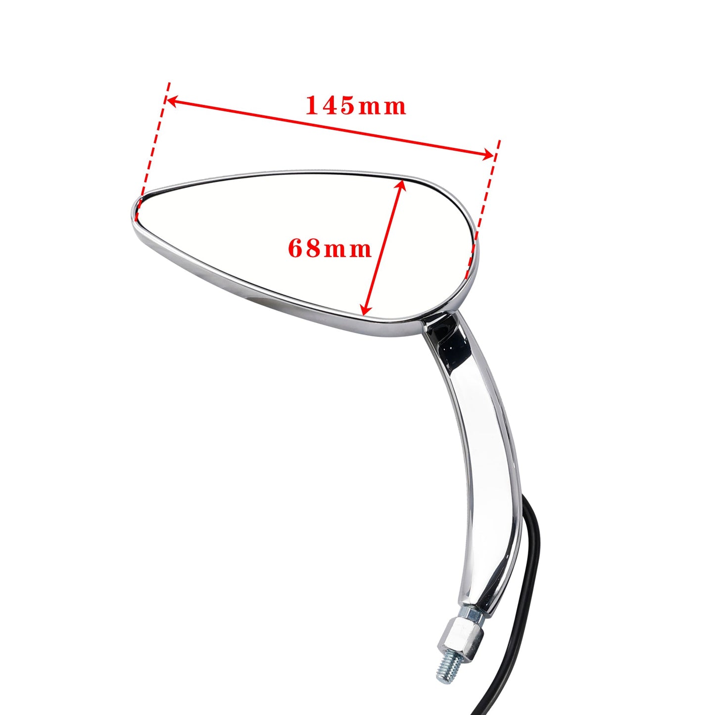 1990-2021 Electra Street Road Glide Chrome Custom LED Turn Signal Mirrors