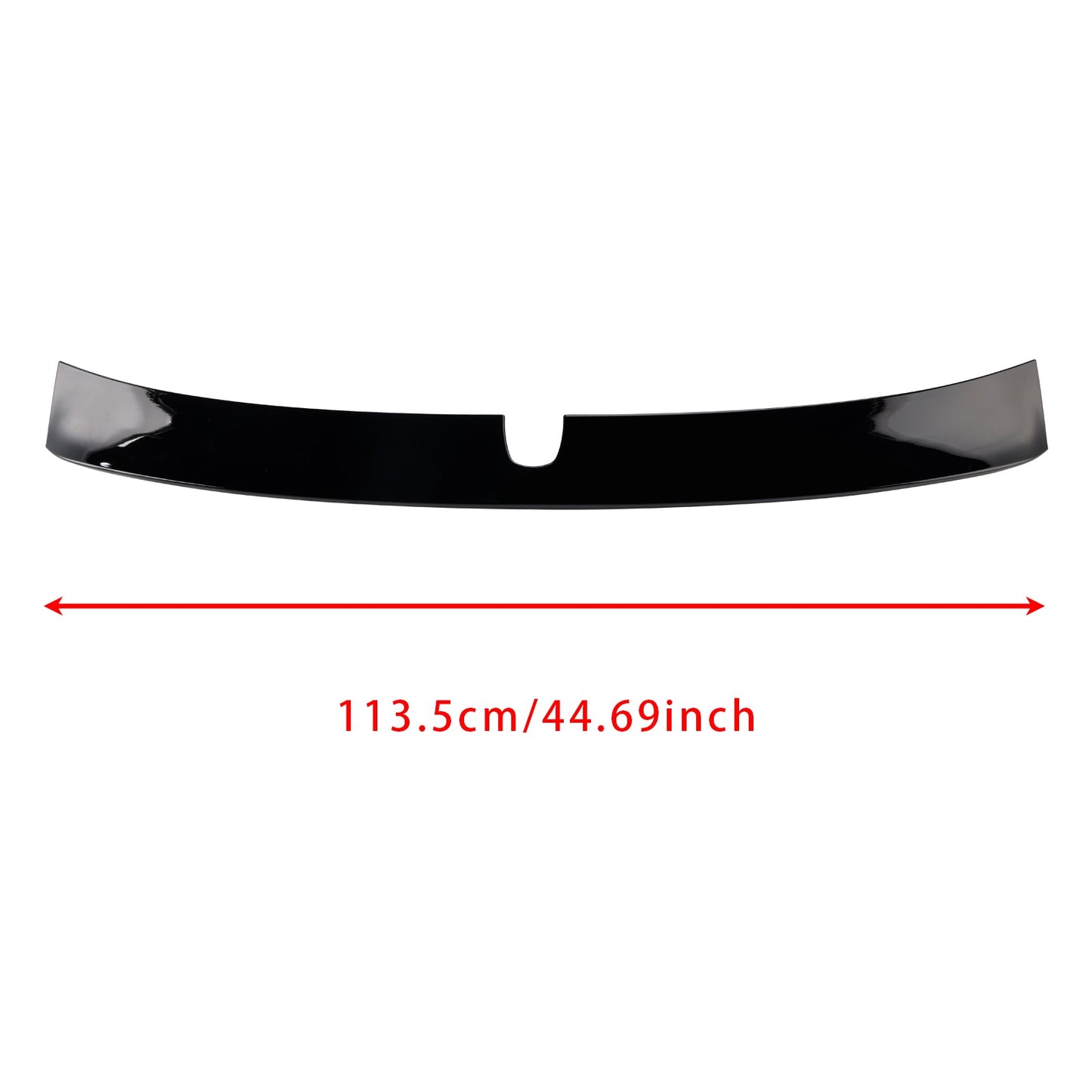 2003-2009 Mercedes-Benz E-Class W211 Sedan Gloss Black Rear Roof Wing