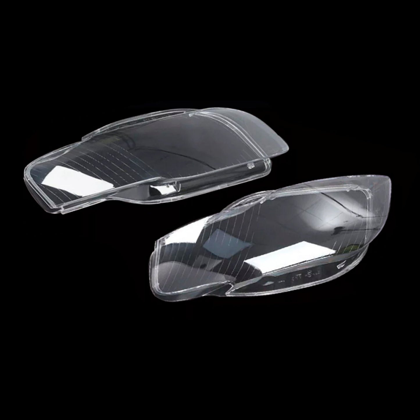 2005-2008 Audi A4 B7 8E 2PCS Front Headlight Glass Clear Cover