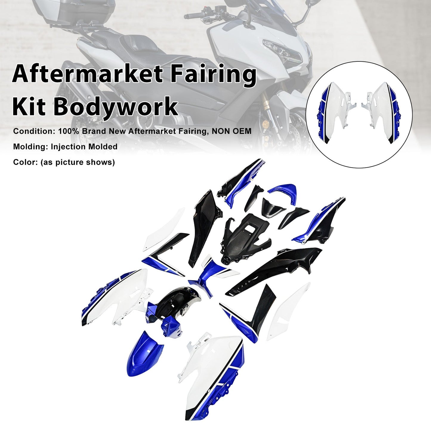 2025-2026 for Yamaha TMAX560 Injection Bodywork Fairing Kit