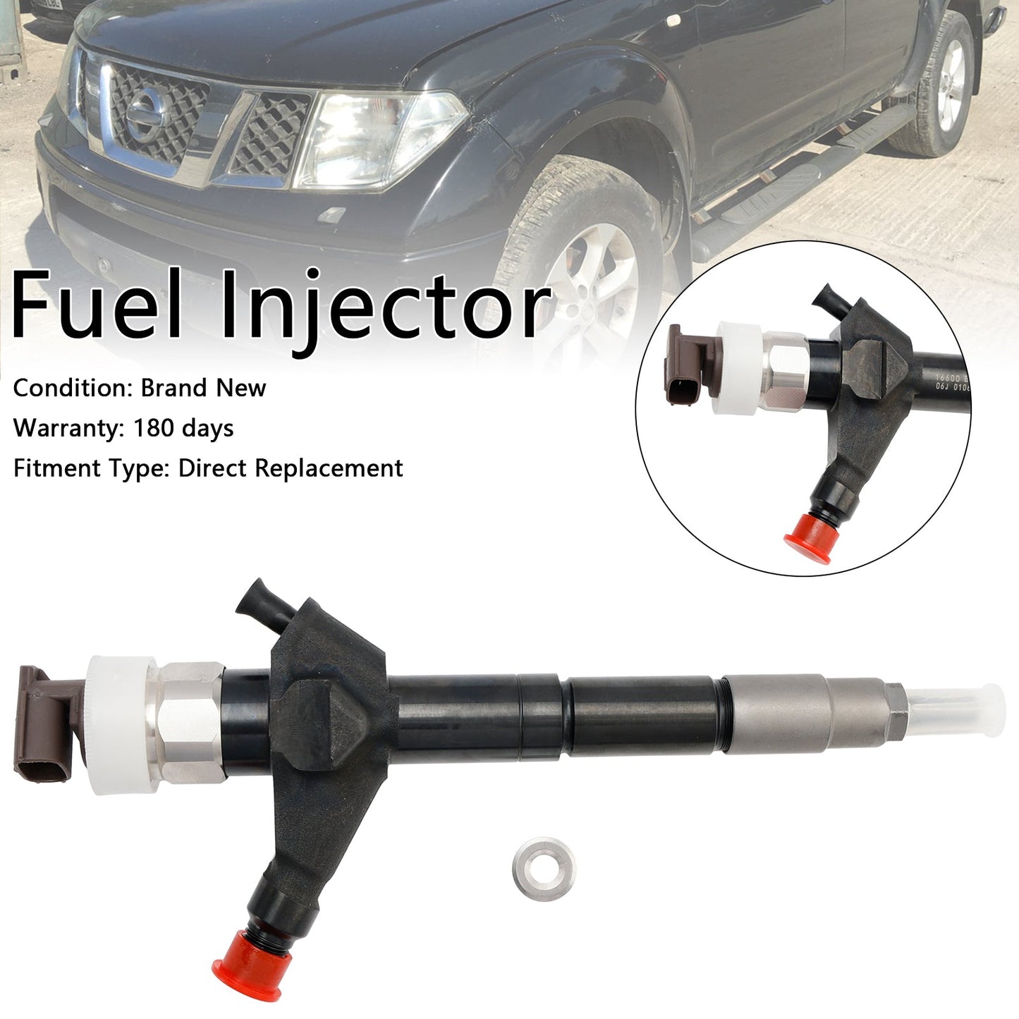2006-2009 Nissan Navara & Pathfinder YD25 1PCS Fuel Injector 095000-6250 16600-EB70A