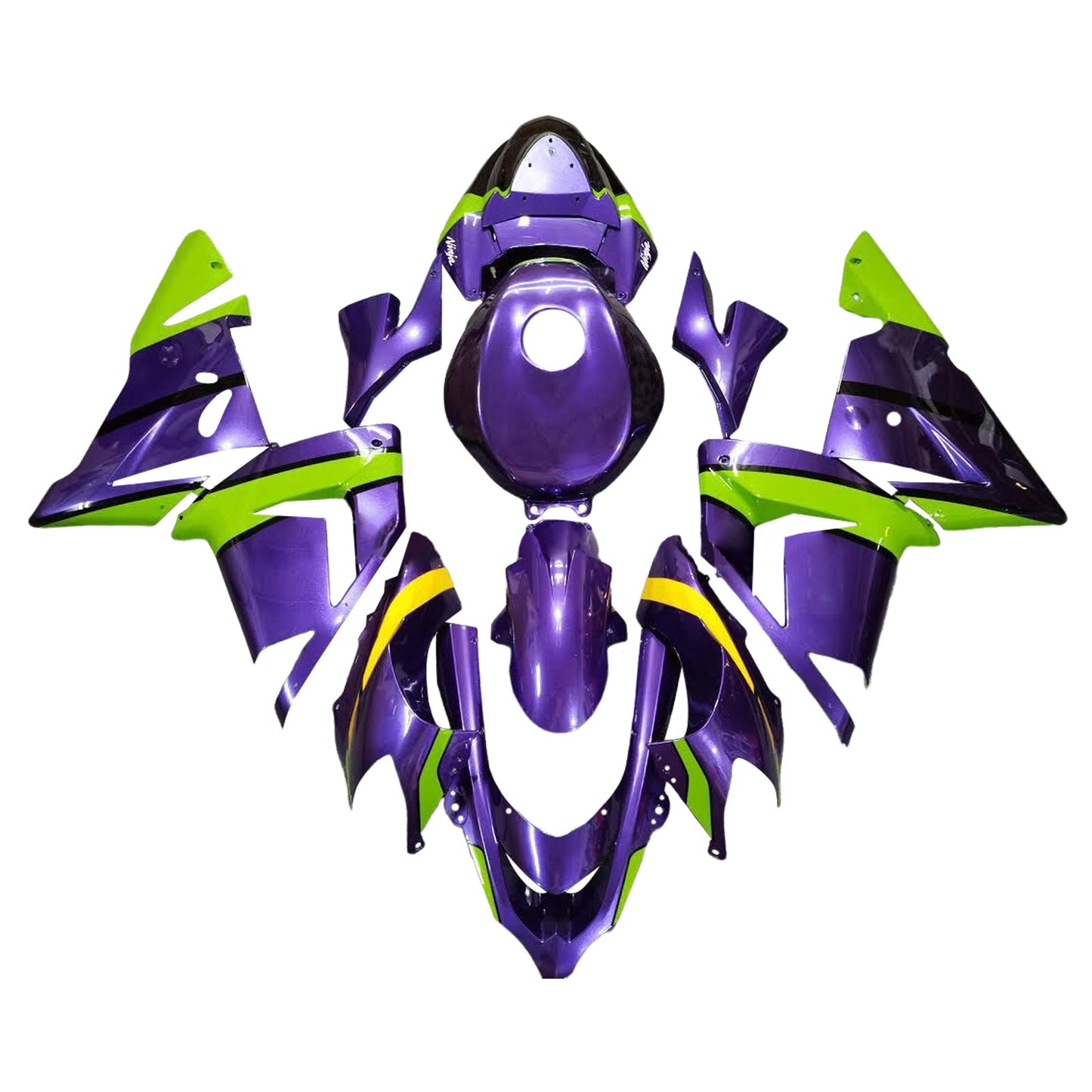 Injection Fairing Kit Bodywork Plastic ABS fit For Kawasaki ZX10R 2004-2005