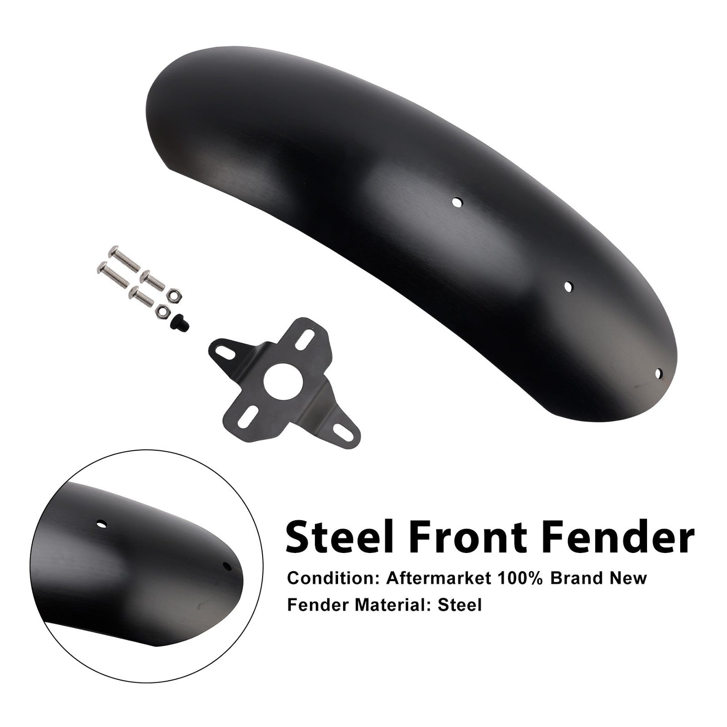2017-2025 For MOTO GUZZI V7 Classic/Stornello/Trofeo Steel Front Fender Mudguard