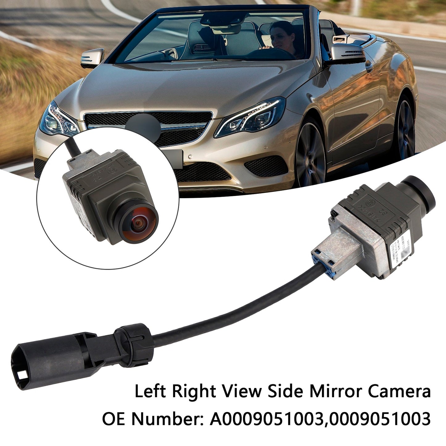 2012-2015 MERCEDES-BENZ M-CLASS (W166) ML 300 4MATIC Left Right View Side Mirror Camera A0009051003