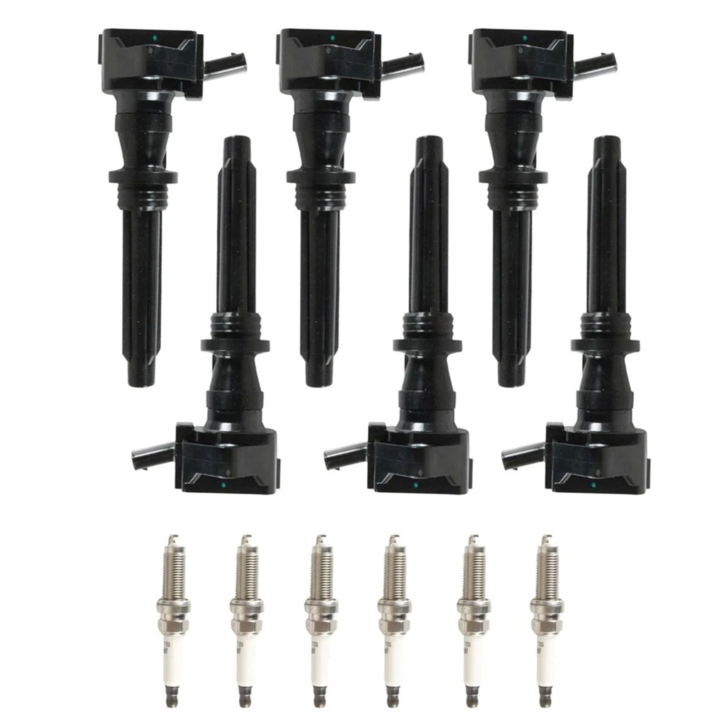 6 Ignition Coils Spark Plugs UF730 For Land Rover Discovery 2017-2020
