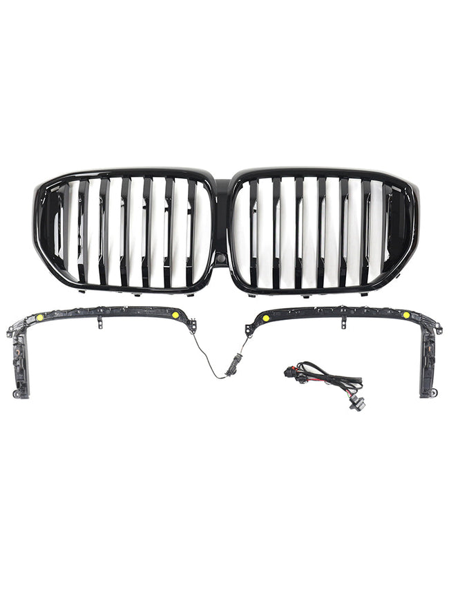 2019-2022 BMW X5 G05 M-Performance Gloss Black Front Kidney Grille Grill 51137454887