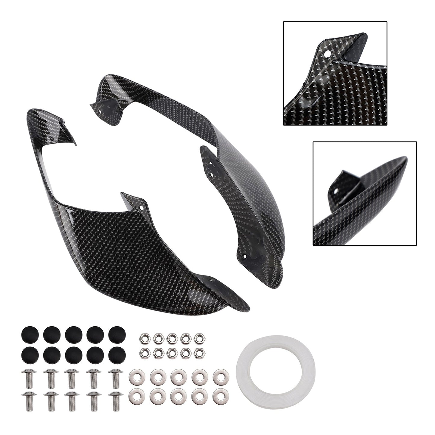 2021-2024 Yamaha YZF R1 R1M Front Side Winglets Wings Spoiler Fairing