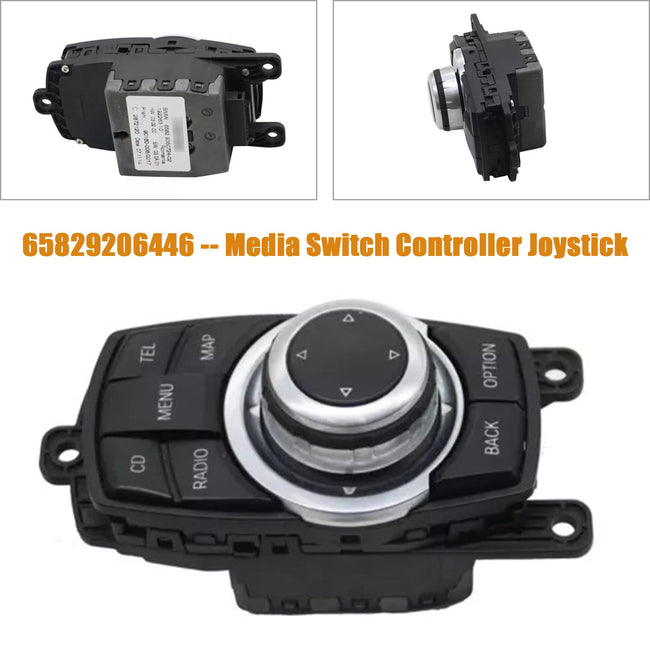 09/2008 — 06/2013 BMW F07 GT 10pin Media Switch Controller Joystick 65829206446