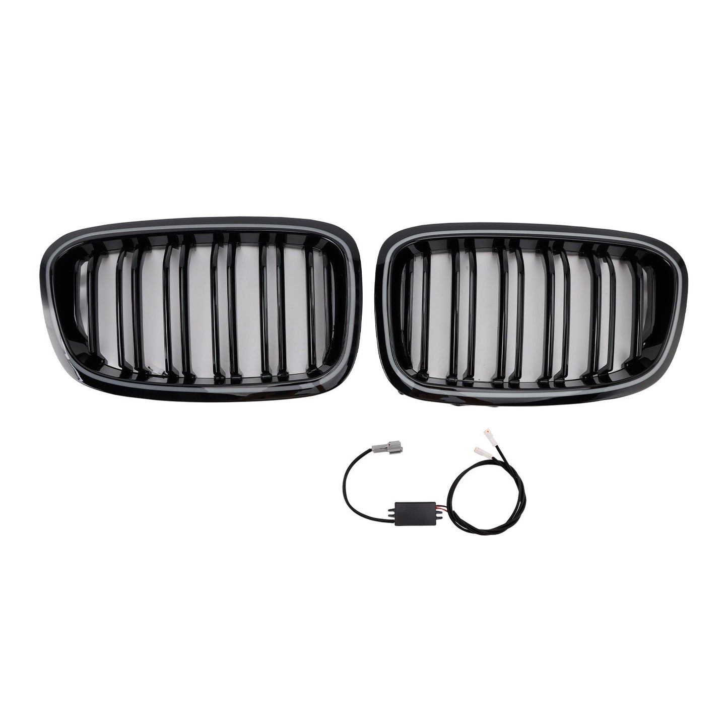 2012-2014 BMW 1 Series F20 F21 2PCS Front Bumper Kidney Grille Grill 551137239021