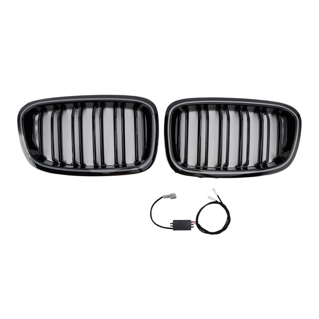 2012-2014 BMW 1 Series F20 F21 2PCS Front Bumper Kidney Grille Grill 551137239021
