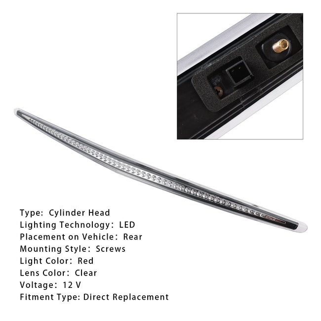 2006-2011 Cadillac DTS Full LED Third 3RD Tail Brake Light Rear Stop Lamp White 25844853