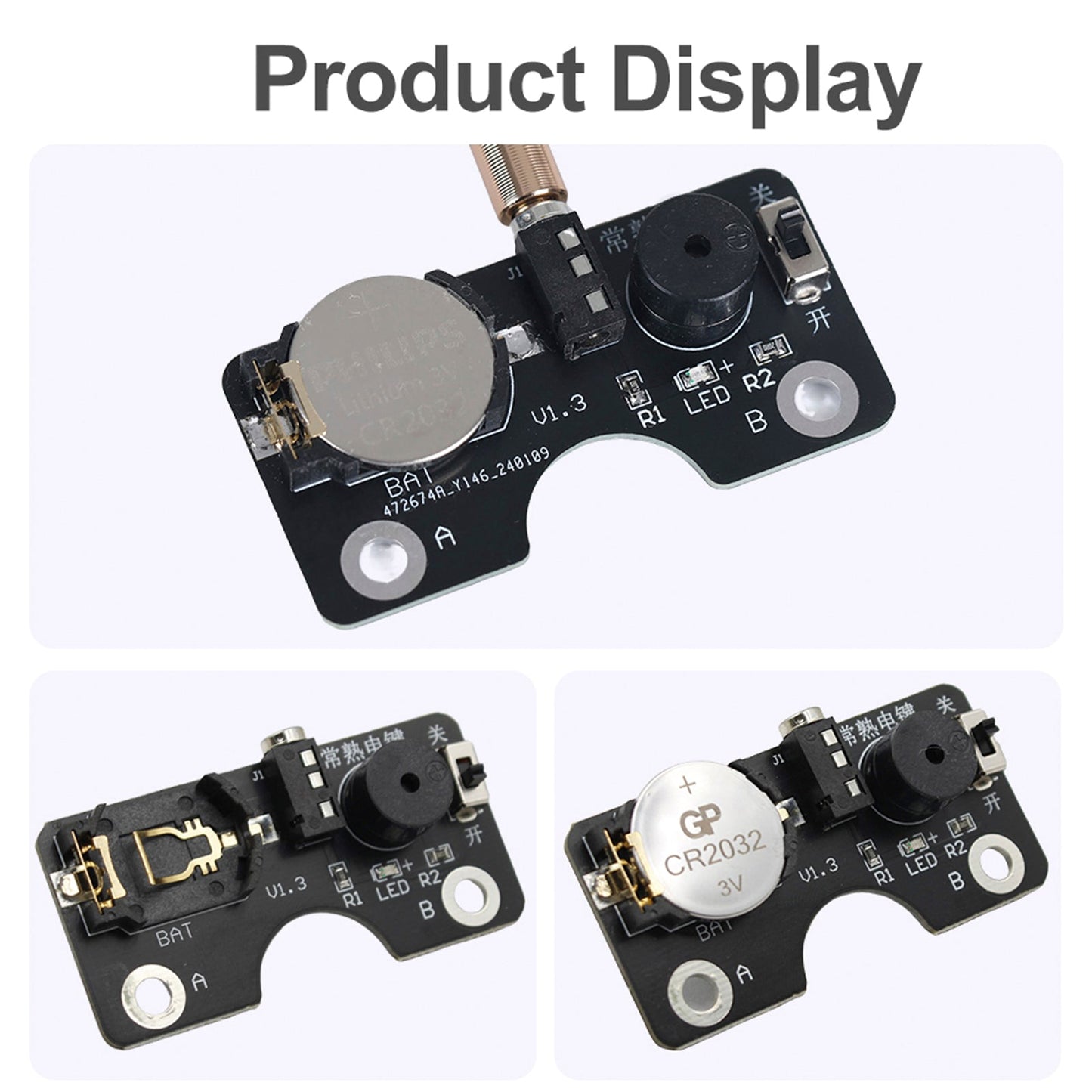 Morse Code CW Transmission Trainer Key Sound Light Circuit Board For Manual Key