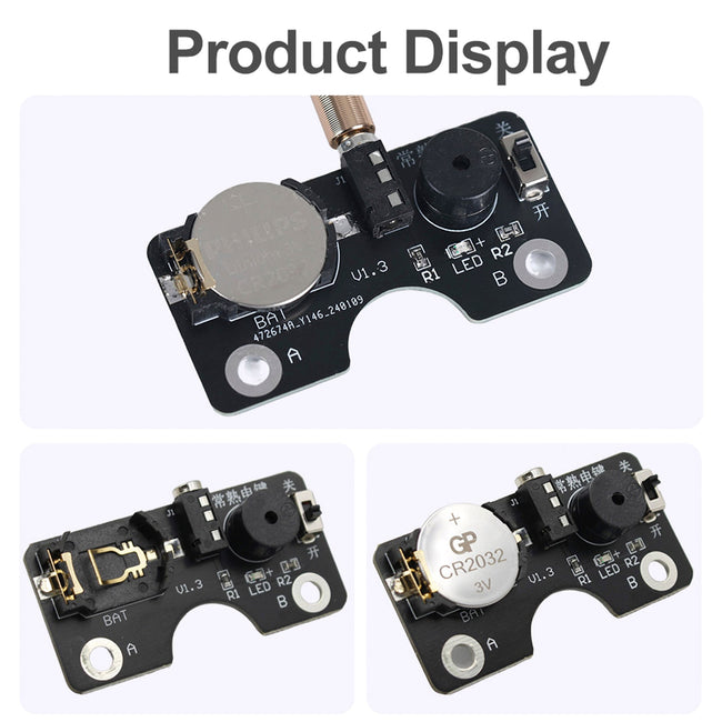 Morse Code CW Transmission Trainer Key Sound Light Circuit Board For Manual Key