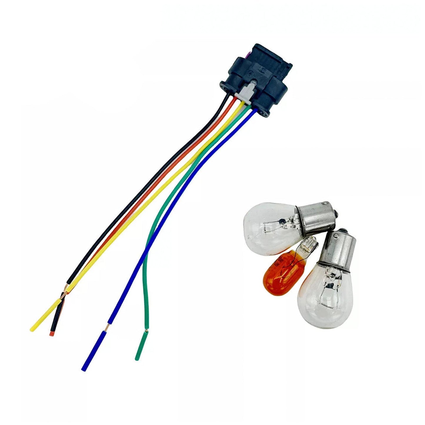 2015-2023 Jeep Renegade 2PCS Rear Tail Light Bracket & Plug Bulb 68270837/92AA