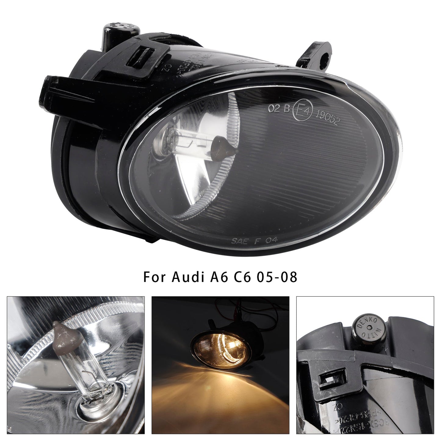 2005 2006 2007 2008 Audi A6 C6 1 Pcs Right Front Bumper Fog Light