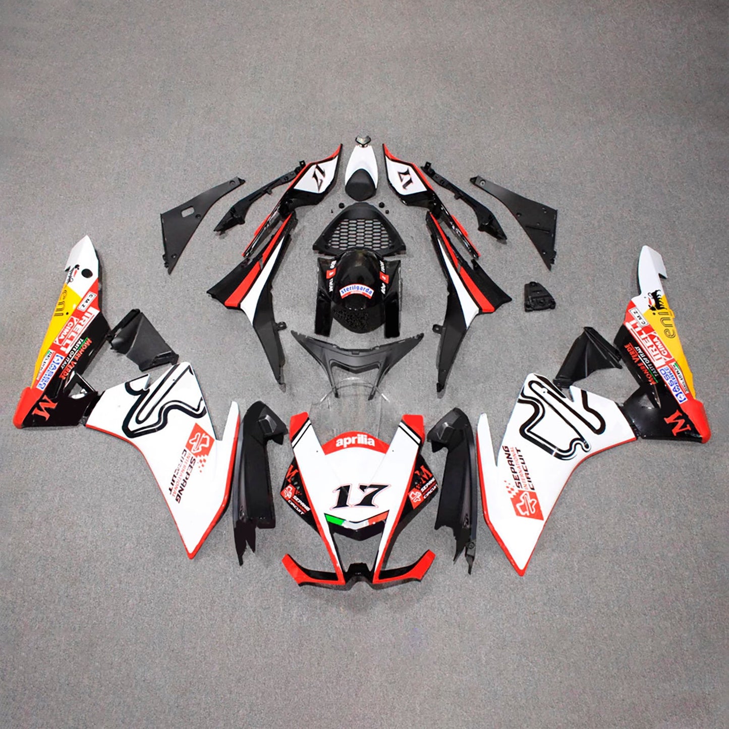 2009-2015 Aprilia RSV4 1000 Injection Fairing Kit Bodywork Plastic ABS