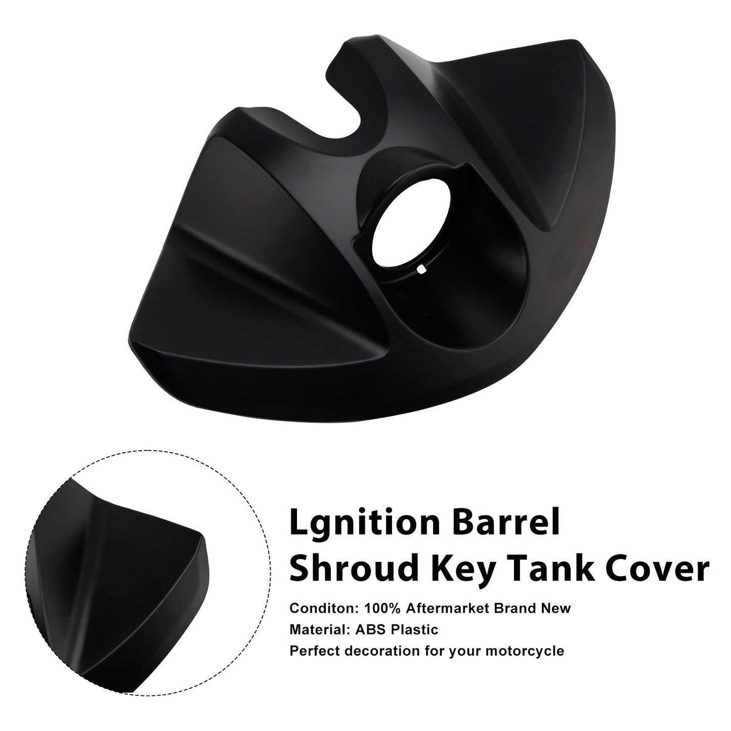 2022-2025 Trident 660 Lgnition Barrel Shroud Key Tank Cover