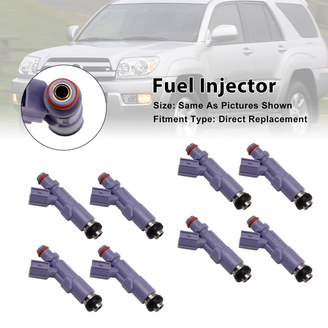 8PCS Fuel Injector Fit For Toyota Altezza/Altezza Gita GXE10W/15W-AWPVK 06.2001-07.2005 23250-70120