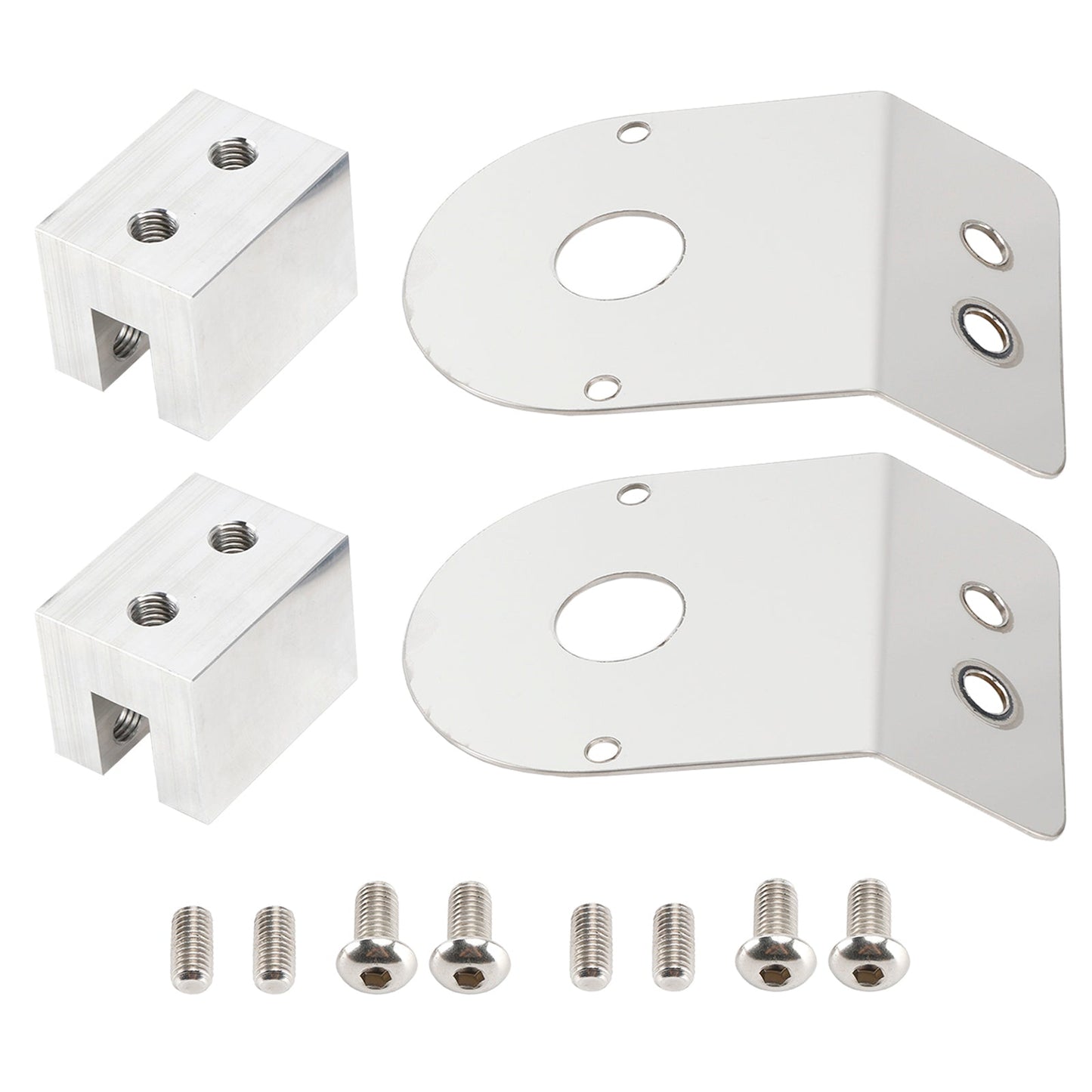 45 Degree Watermelon Light Mount Frame Bracket Angled Clamp Stainless Steel