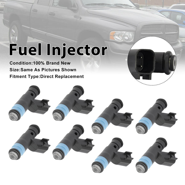 2003 For Dodge Ram 3500 5.7L V8 8PCS Fuel Injector FJ655
