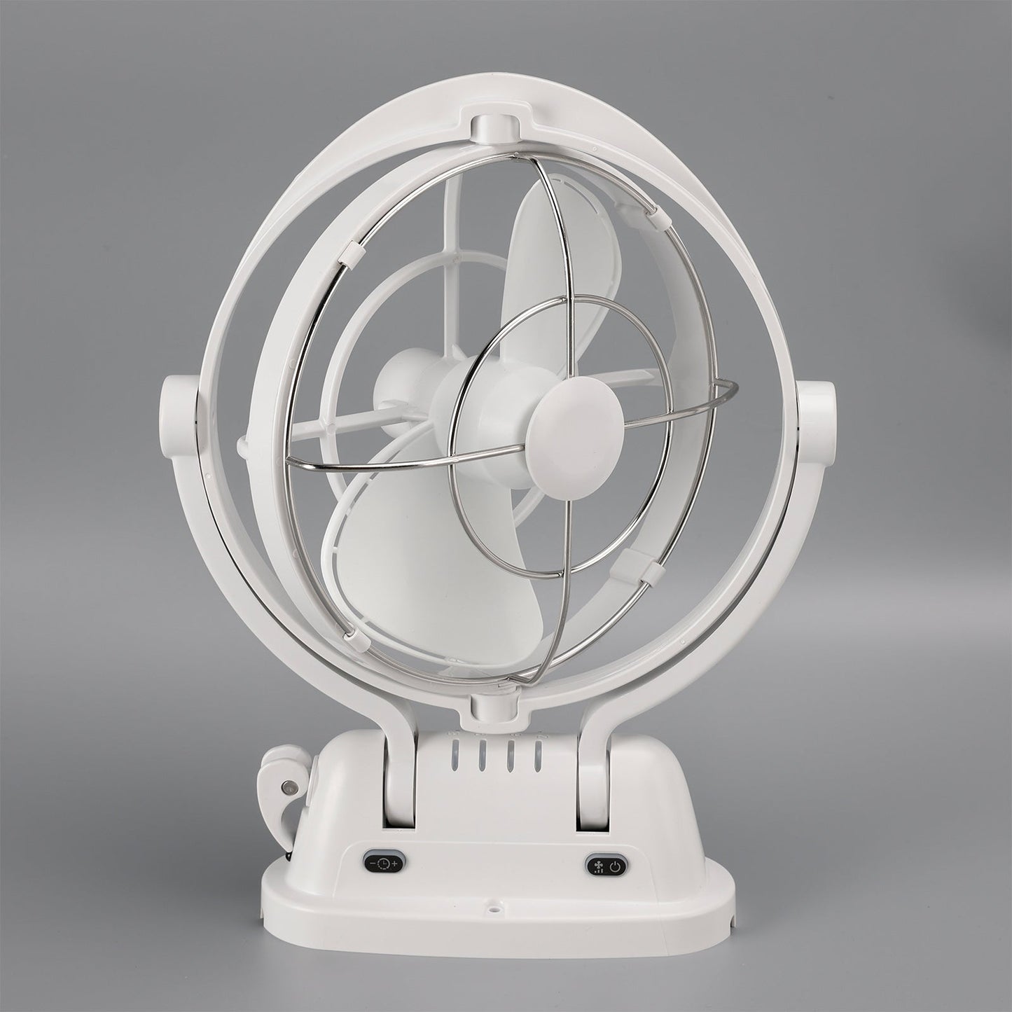 12V/24V Auto-Sensing Low-Power Draw Fan For Boats and RV White