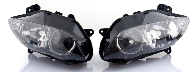 Motorcycle Headlight Assembly For Yamaha YZF 600 1000 R1 R6 YZF R1 YZF R6 Clear Generic
