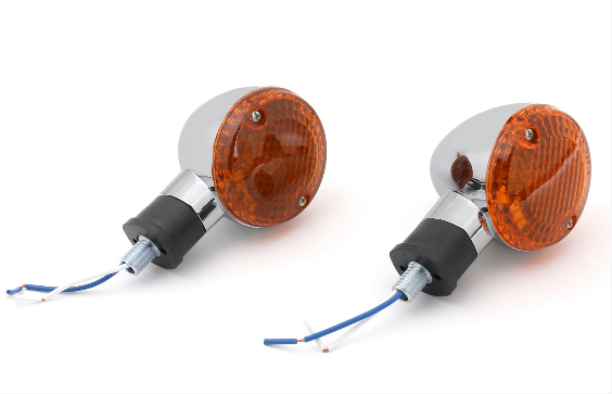 Turn Signal Bullet Lights Motor For Kawasaki Vulcan 800 Yamaha Road Star BlA