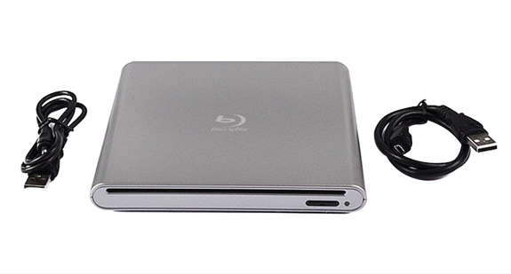 Ultra-Thin Dvd Rw Cd External Optical Drive Portable Type-C Usb Laptop Pc Blk