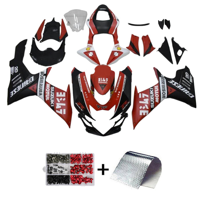 2011-2024 Suzuki GSXR 600/750 K11 Amotopart Injection Fairing Kit Bodywork Plastic ABS #101