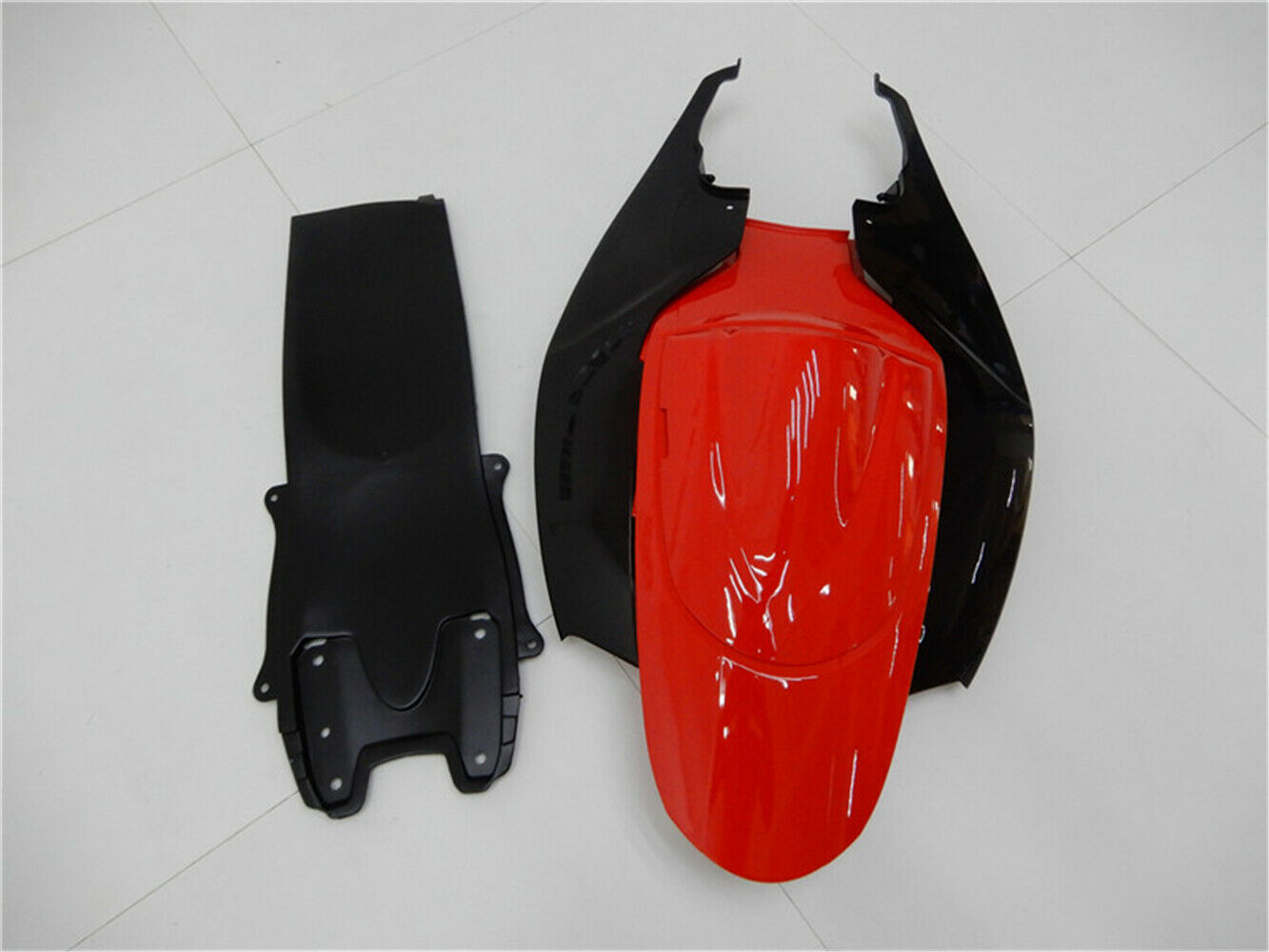 2006-2007 Suzuki GSXR600 750 Red Black Fairing Kit by Amotopart Fairings