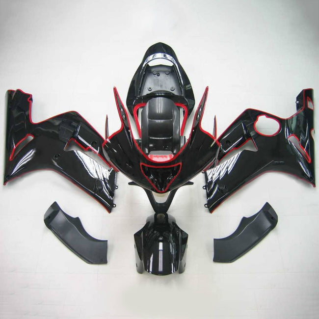 2003-2004 Kawasaki ZX6R 636 Amotopart Injection Fairing Kit Bodywork Plastic ABS #105