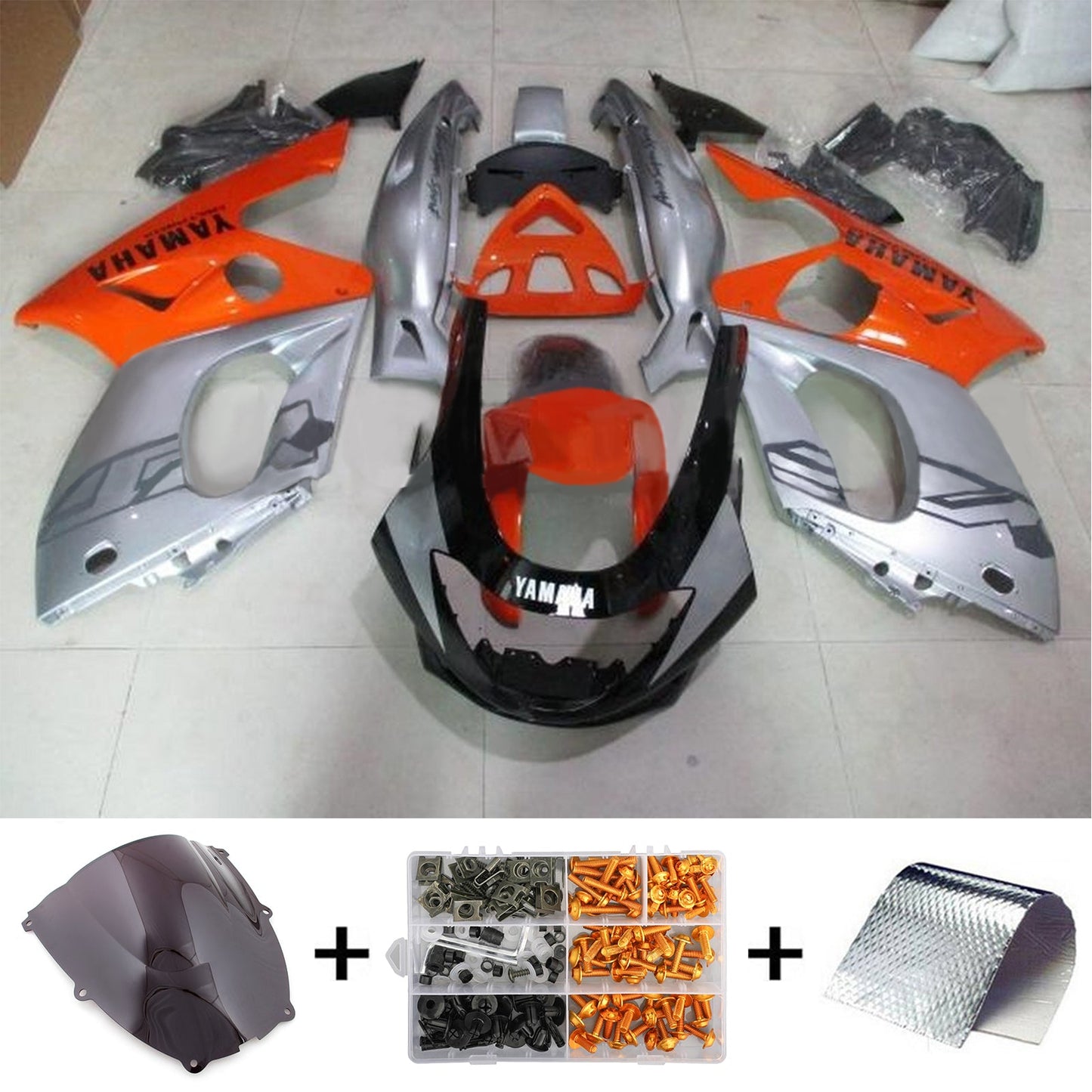 1996-2007 Yamaha YZF 600R Thundercat Amotopart Injection Fairing Kit Bodywork Plastic ABS #111