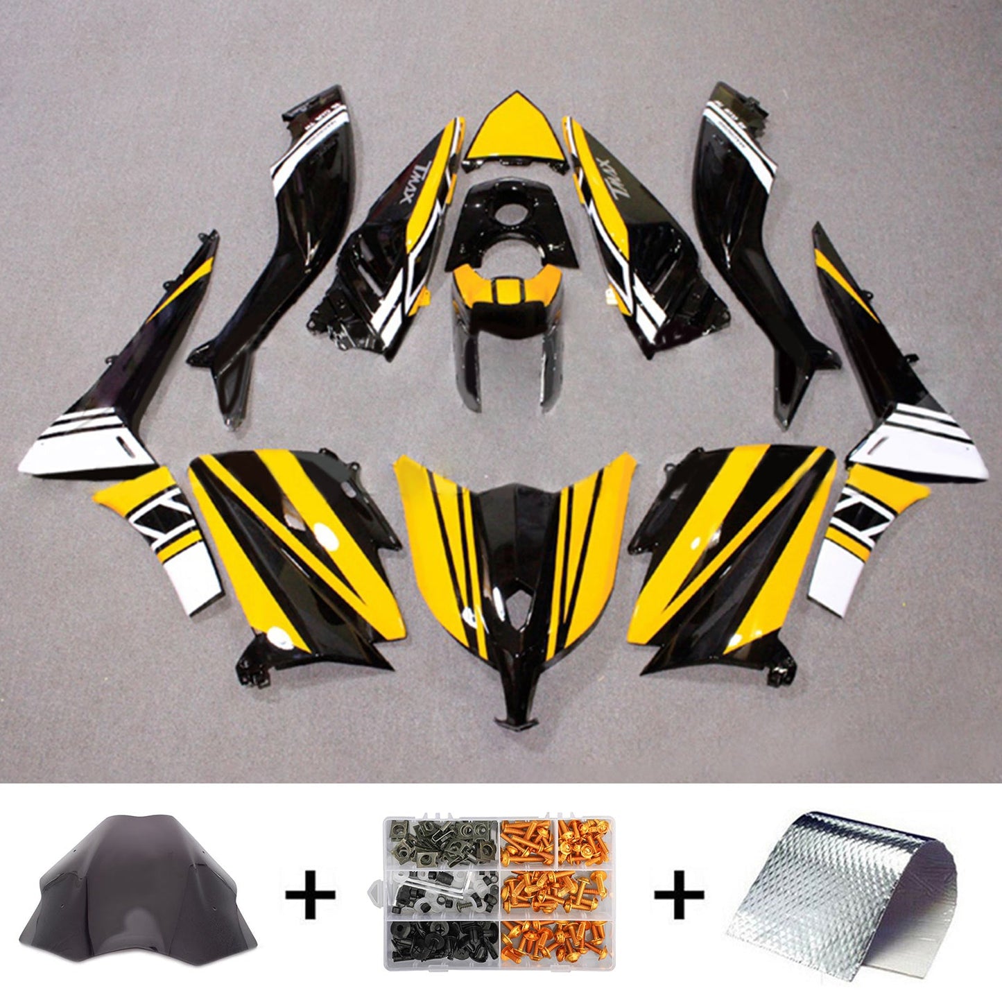 2012-2014 Yamaha T-Max TMAX530 Injection Fairing Kit Bodywork#123