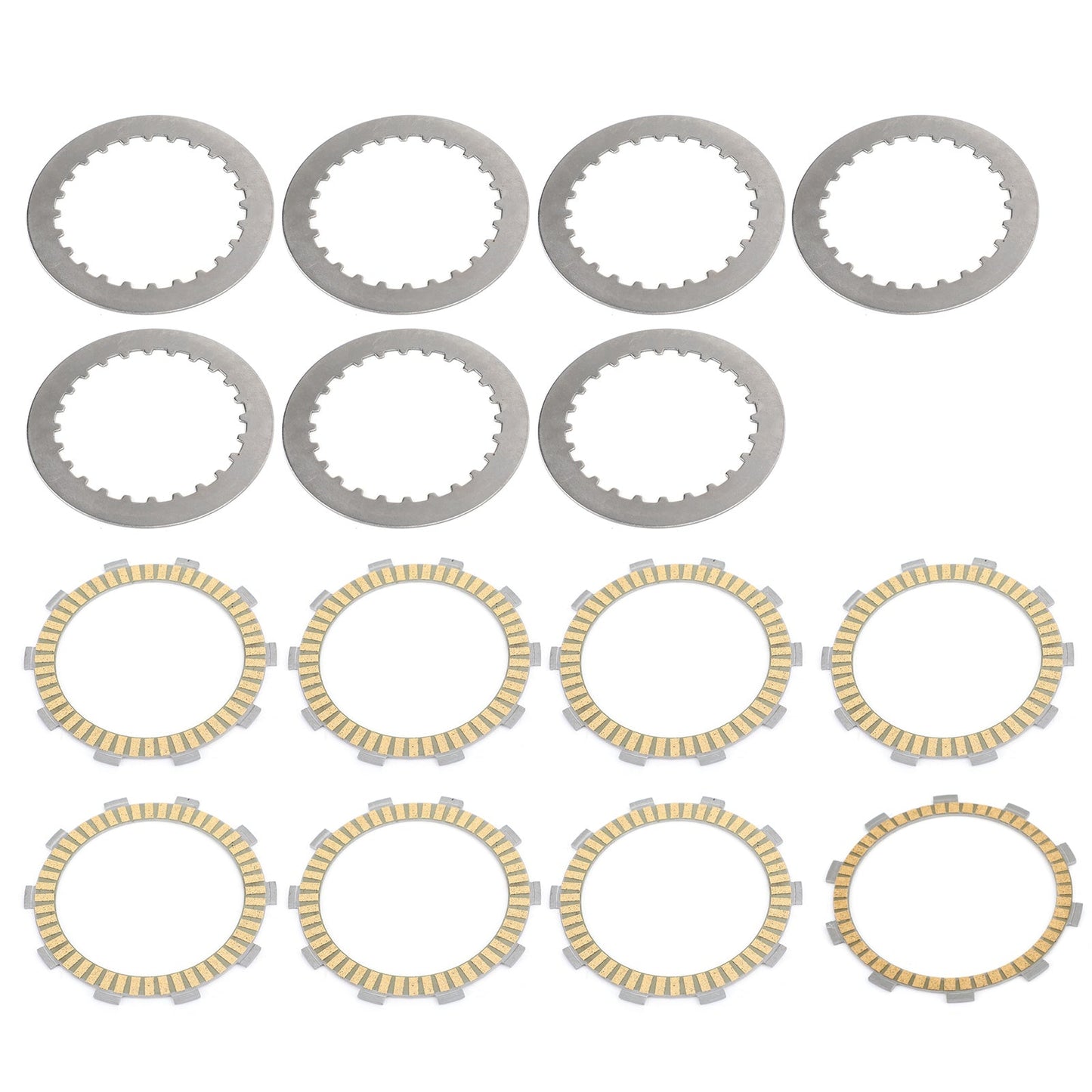 Clutch Plate Kit - Friction & Steel Plates For Honda NTV NT XL XRV VT 650 700