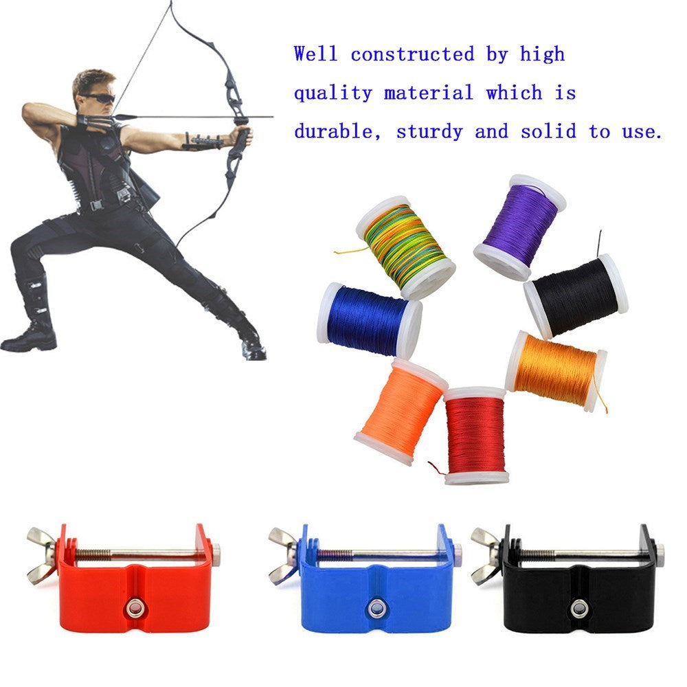 Archery Bowstring Serving Thread Cord Line Bow String Server Jig Tool