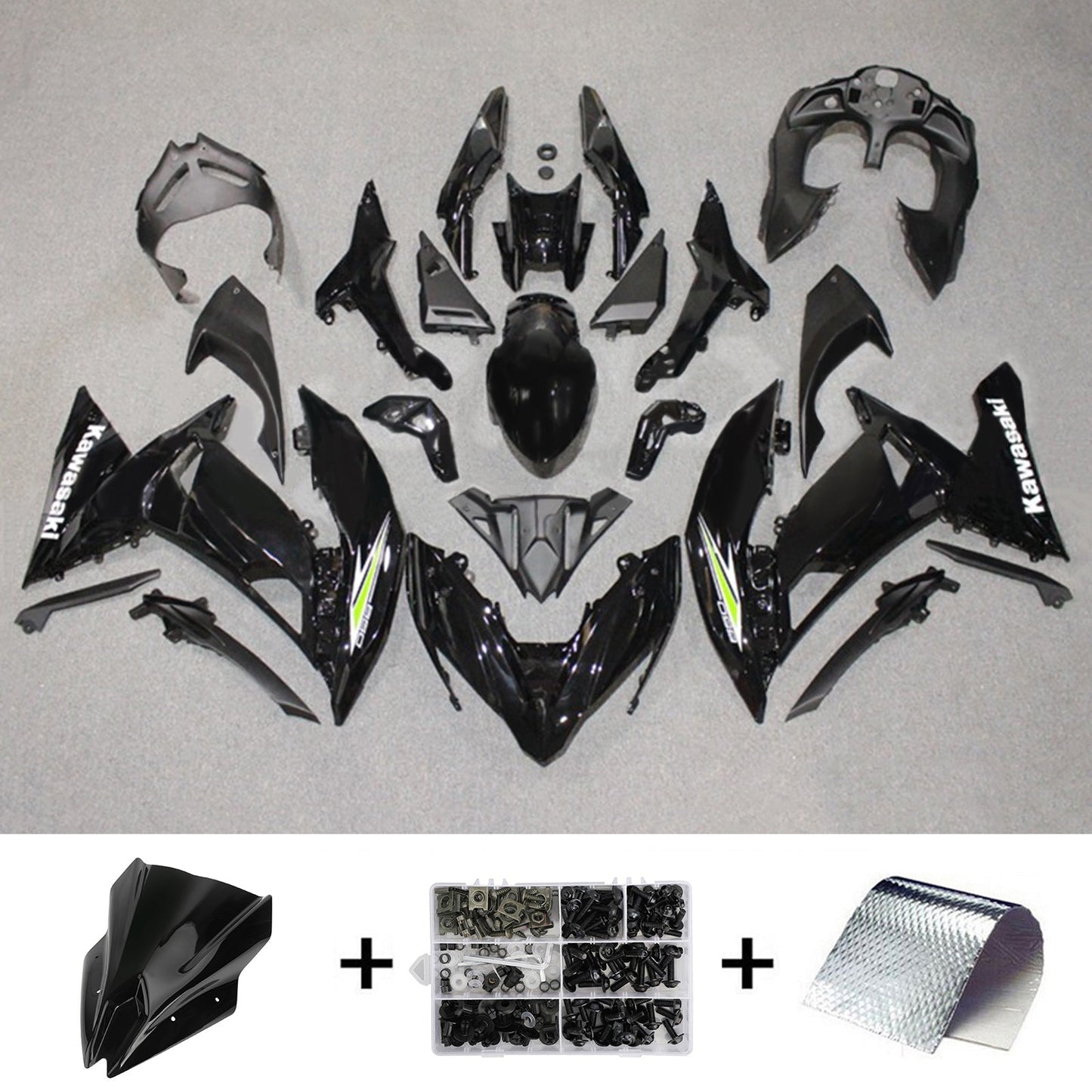 2017-2019 Kawasaki ER6F/Ninja650R Injection Fairing Kit Bodywork Plastic ABS#110