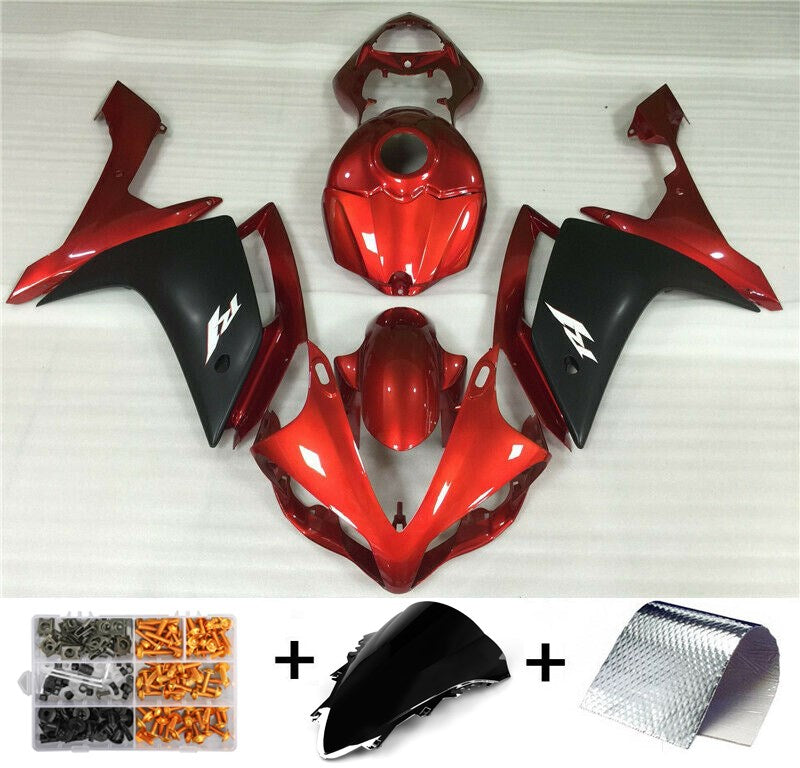 2007-2008 Yamaha YZF R1 Amotopart Fairing Orange Kit