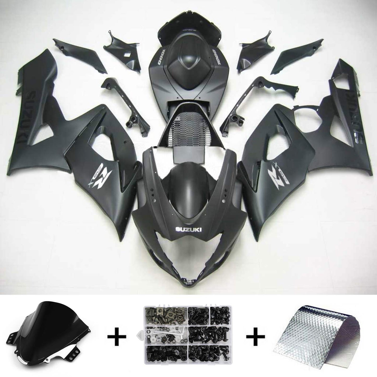 2005-2006 Suzuki GSXR1000 K5 Amotopart Injection Fairing Kit Bodywork Plastic ABS #110