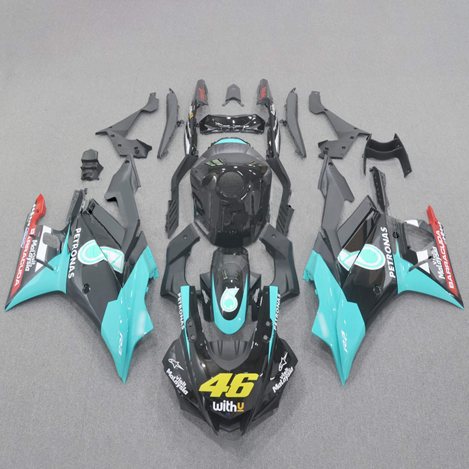 2019-2021 Yamaha YZF-R3 R25 Amotopart Injection Fairing Kit Bodywork P ...