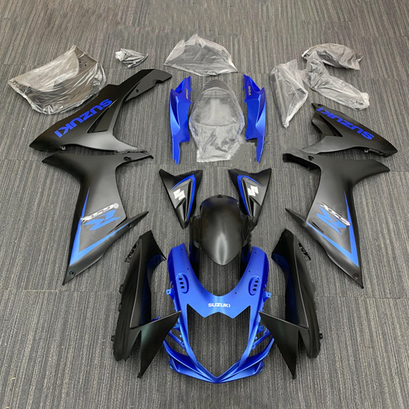 2011-2024 Suzuki GSXR 600/750 K11 Amotopart Injection Fairing Kit Bodywork Plastic ABS #101