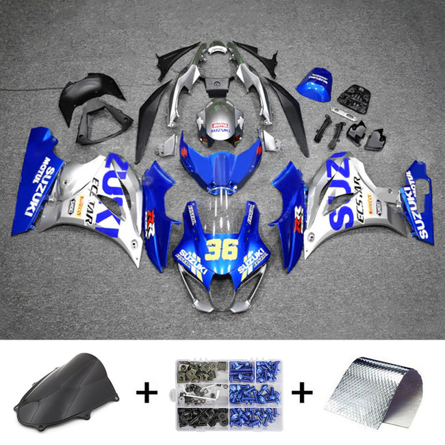 2017-2024 Suzuki GSXR1000 K17 Injection Fairing Kit Bodywork Plastic ABS #101