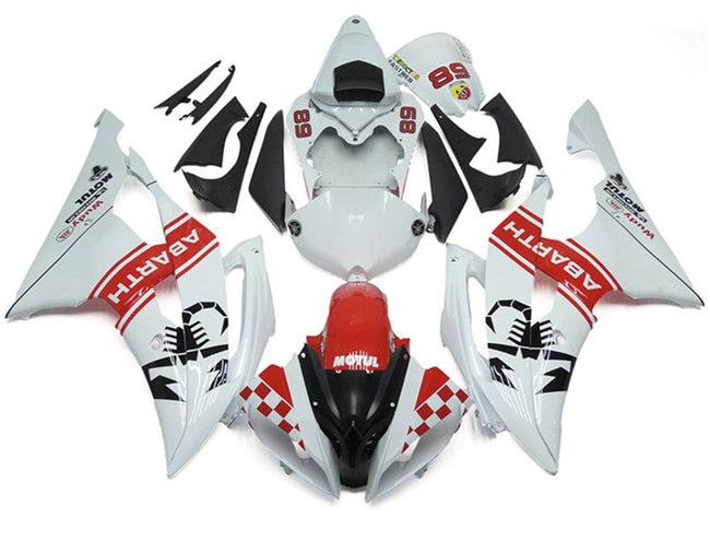 2008-2016 Yamaha YZF 600 R6 Injection Fairing Kit Bodywork Plastic ABS #174