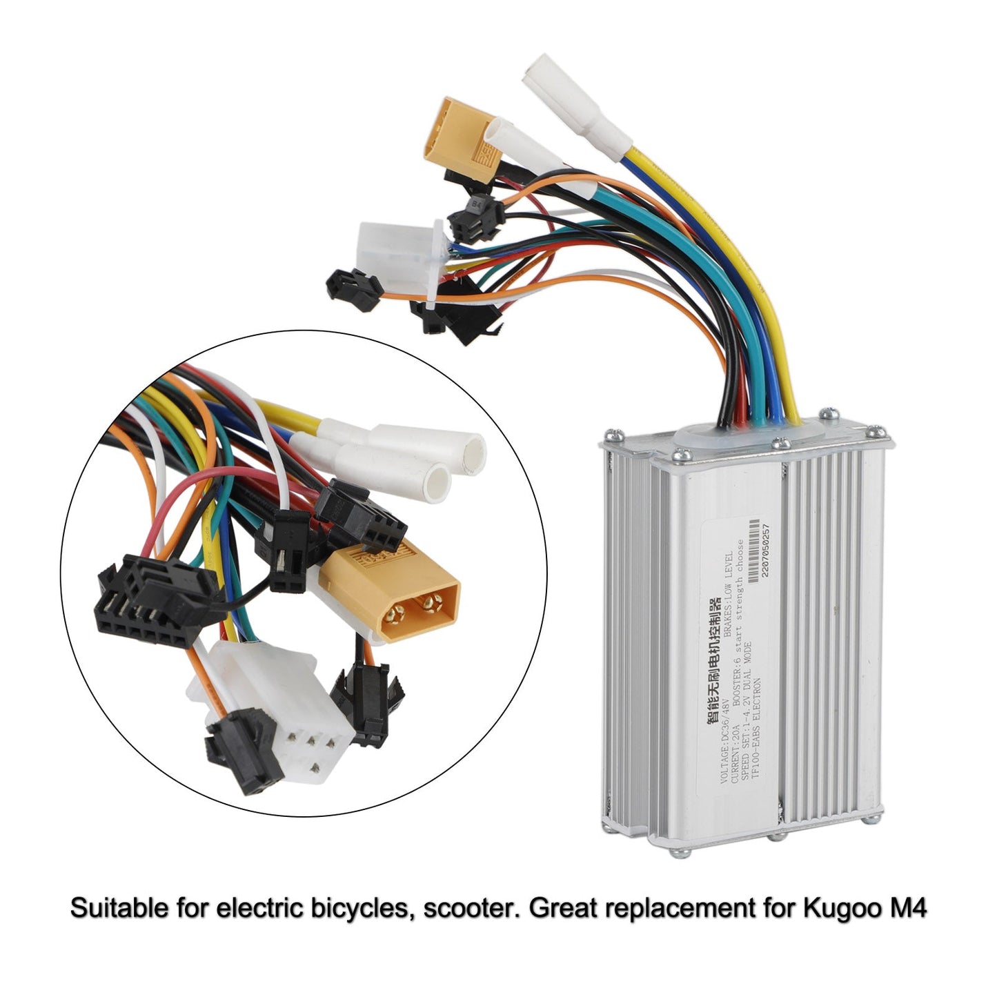 48V 20A Electric Scooter Motor Controller For 10" Kugoo M4
