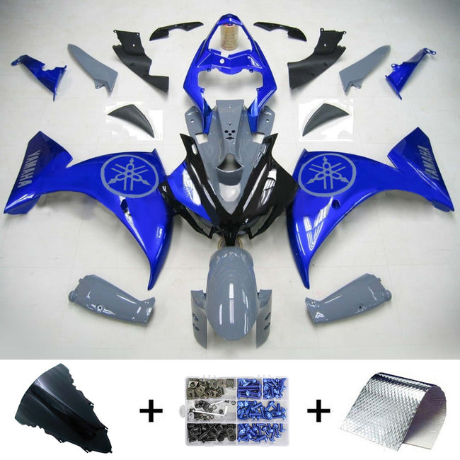 2009-2011 Yamaha YZF 1000 R1 Injection Fairing Kit Bodywork Plastic ABS #124