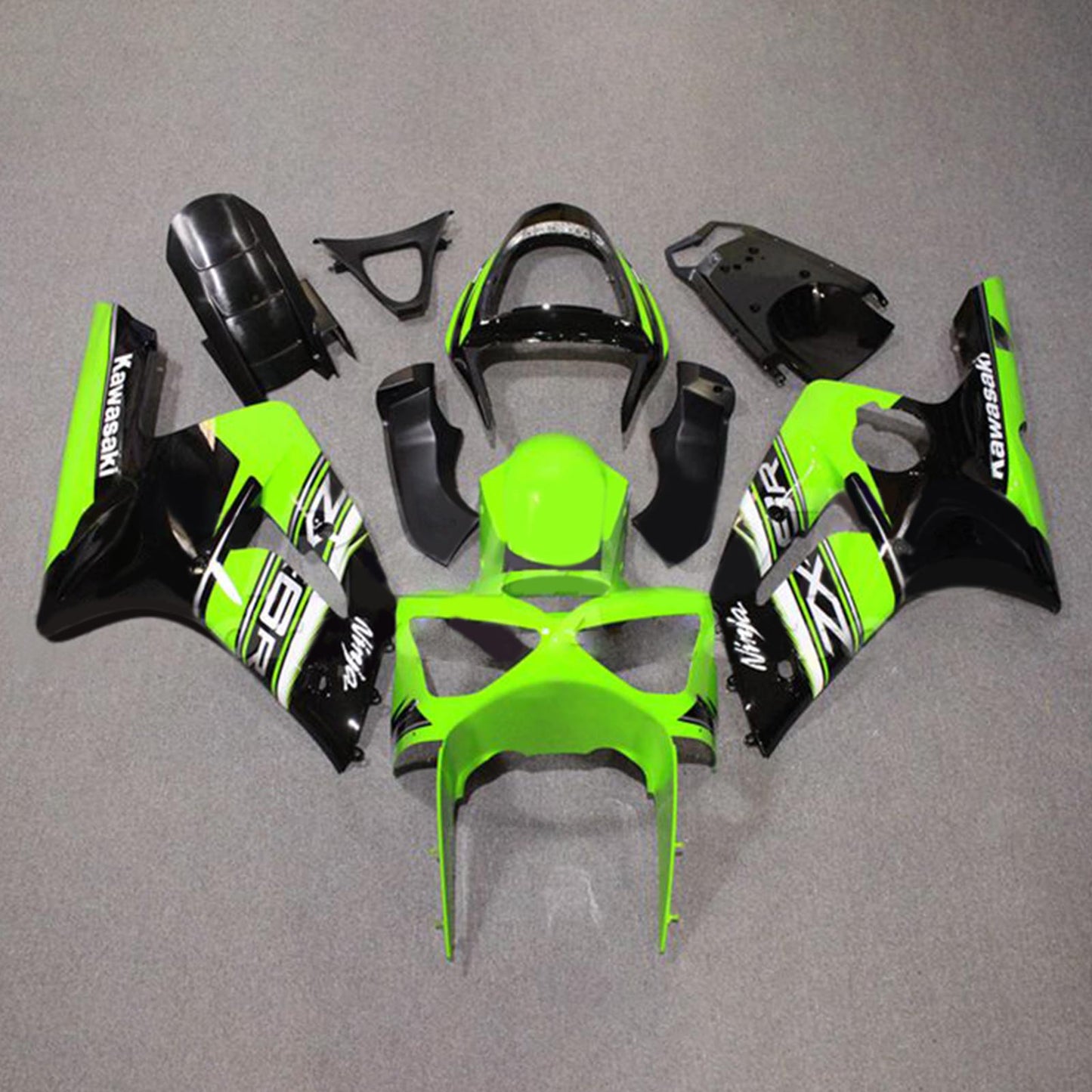 2003-2004 Kawasaki ZX6R 636 Injection Fairing Kit Bodywork Plastic ABS#129