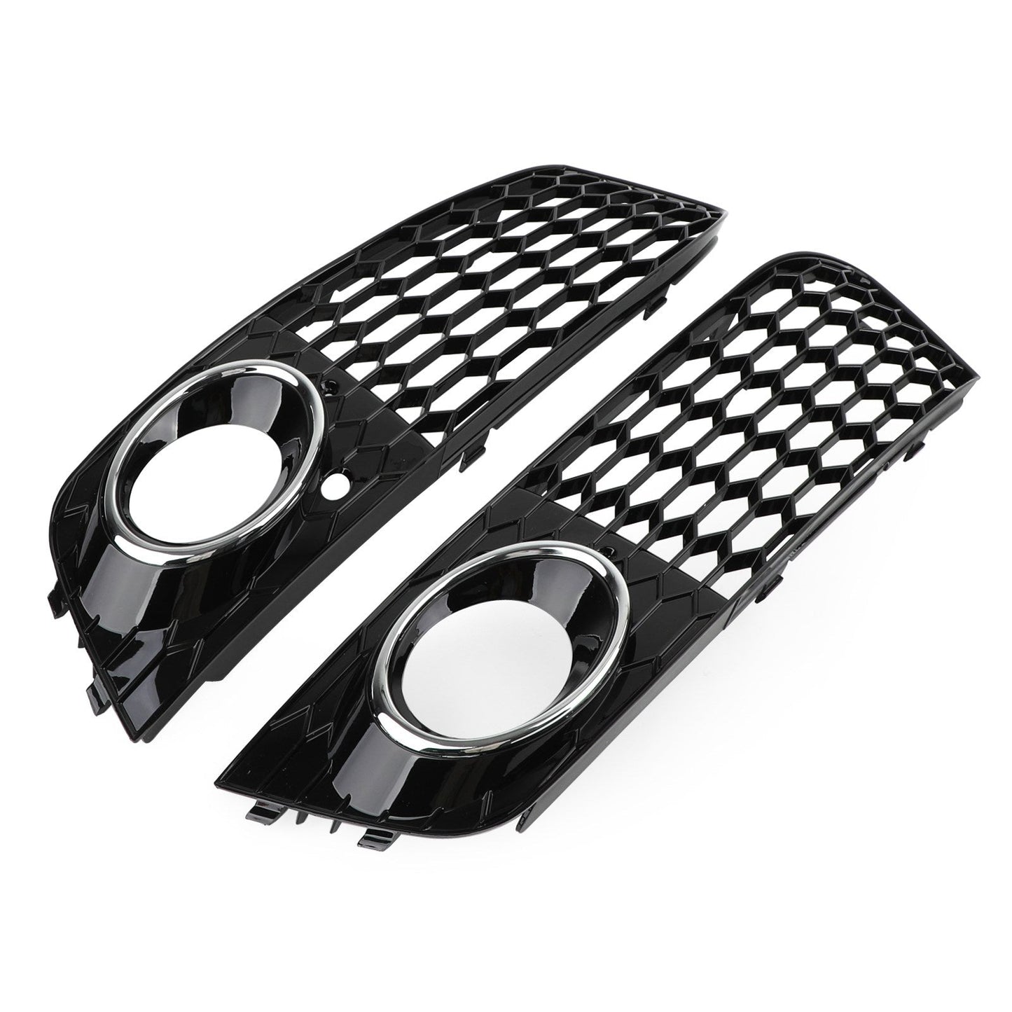 2009-2012 Audi A4 B8 Honeycomb Mesh Fog Light Open Vent Grill Intake