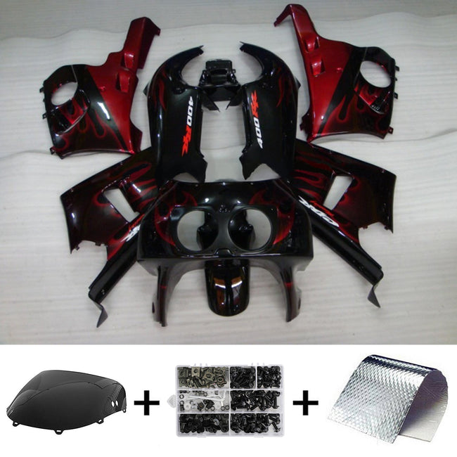 1990-1999 Honda CBR400RR NC29 Amotopart Injection Fairing Kit Bodywork Plastic ABS #103