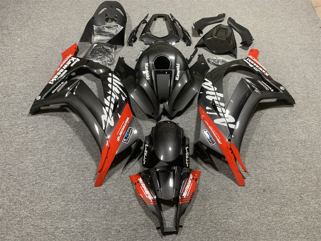 2011-2015 Kawasaki ZX10R Injection Fairing Kit Bodywork Plastic ABS #126