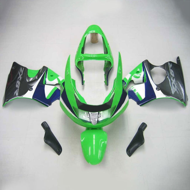 1998-1999 Kawasaki ZX6R Amotopart Injection Fairing Kit Bodywork Plastic ABS #102